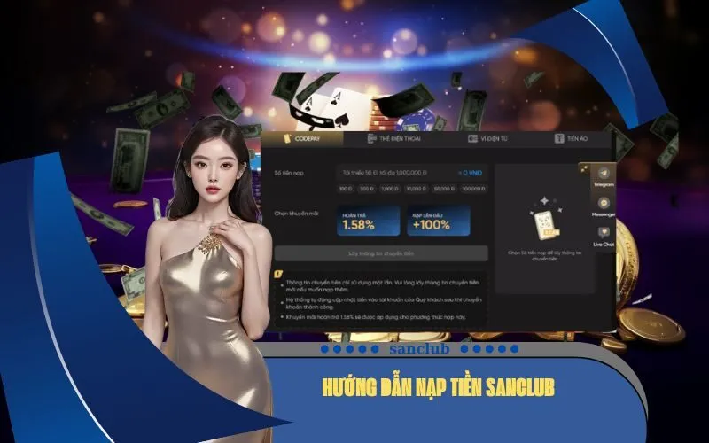 Hướng Dẫn Nạp Tiền Sanclub