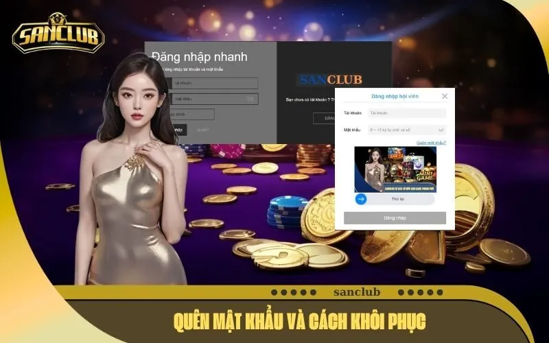 Quên Mật Khẩu và Cách Khôi Phục