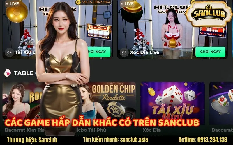 Các Game Hấp Dẫn Khác Có Trên SanClub